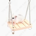 Miniatyrbild 2 av 4: Träleksaker - TD® - Hamster - 10 bitar - Hängande gunga - Tandningsmaterial