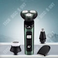 Miniatyrbillede 2 af 4: TD® Elektrisk barbermaskine med intelligent digitalt display, kraftvisning, hurtigopladning, multifunktionel barbermaskine, vask til hele kroppen.