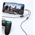 Pikkukuva 2 / 4: TD® Monitoiminen kaksiosainen harmaa 60W nopea lataus type-c usb otg -sovitin iPad-pelien pelaamiseen