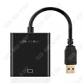 Pikkukuva 1 / 4: TD® USB 3.0 - HDMI - ääni adapteri korkean resoluution tietoliikenne adapteeri