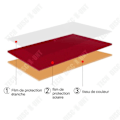 Miniatyrbild 2 av 4: TD® vevparaply aluminiumlegering centrumpelare randigt paraply Arc Edge Regntätt solskyddsmedel utan bas