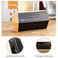 Pikkukuva 2 / 4: TD® Kaksinkertainen Kaiutin 2600mAH Langaton Bluetooth-kaiutin FM-radio Bluetooth-musiikkikaiuttimen tuki Puuväri