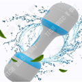 Miniatyrbillede 3 af 4: Justerbare håndvægte 10 kg - Tech Discount® - Fitness - TPR + PR - Galvaniseret stålblok