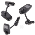 Pikkukuva 3 / 4: INN® LCC® T10 Bluetooth Handsfree - FM Siirrin MP3 Soitin Autoadapteri (Punainen)