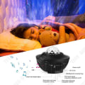 Miniatyrbillede 4 af 4: TD® Stjerne LED Projektor Lampe, RotationsNattelys Projektor med Flere Tilstande & Fjernbetjening & Timer & Højttaler & Bluetooth