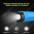 Pikkukuva 2 / 4: TD® Bluetooth-kaiutin pyörätelineellä, langaton Bluetooth-kaiutin/4000mAh Powerbank/LED-valo/24 tunnin akunkesto