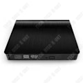 Miniatyrbild 4 av 4: TD® DVD-brännare 3.0USB & Type-C Dual Head Black Mobile Read Burner Universal Optisk enhet Extern optisk enhet