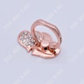 Miniatyrbillede 3 af 4: TD® Finger ring support for phone Love heart shape Compact and practical Ring holder 360 Universal Ring holder in