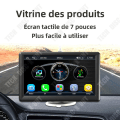 Miniatyrbillede 2 af 4: TD Bluetooth bilnavigator 7 tommer HD trådløs Bluetooth praktisk stemme-navigation berøringsskærm navigator