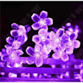 Miniatyrbild 2 av 4: TD® LED string light Vattentät solcellslampa fairy light utomhusbelysning 7M 100 LED - Modell: Lila 7m 50 LED