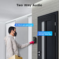 Miniatyrbillede 3 af 4: TD® Smart videodørklokke 1080P trådløs vandtæt 5G intercom dobbeltfrekvens WIFI natvision