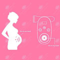 Miniatyrbild 4 av 4: Intelligent baby noise reduction detection instrument Bärbar känslig OLED intelligent display detektor
