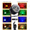 Miniatyrbillede 2 af 4: TD® lampe boule disko scene festelys projektor fødselsdagsdekoration led bil USB kraftig belysning fjernbetjening