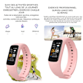 Pikkukuva 4 / 4: TD® ID115 Älykäs Ranneke Kuntoilun Seurantapiduin Askelmittari Aktiviteetin Valvonta Ranneke Nauha iPhone Android vaaleanpunainen