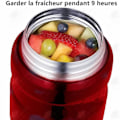 Miniatyrbillede 4 af 4: HTBE® vakuumpakket gryderet i rustfrit stål, isoleret madkasse, vandkrus, gryderet, gryderet kande, nødvendigheder
