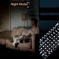 Miniatyrbillede 2 af 4: Trådløst tastatur - TD® - Mini tastatur med touchpad - Genopladelig - Plug and play - 90 grader vendbar