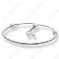 Pikkukuva 1 / 4: TD® Käärmeennahkaketju Säädettävä Rannekoru Miehille ja Naisille S925 Sterling Hopea Charm Katu Korut