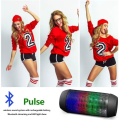 Pikkukuva 2 / 4: LCC® Pulse Langaton Bluetooth-kaiutin LED-valoilla ja NFC-yhteensopiva iPhone 3/3G/3GS/4/4S/5/5S/5C, iPad 2/3/4/Mini/Air Svart