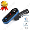 Pikkukuva 1 / 4: TD® Langaton FM Bluetooth -lähetin MP3-soitin Auton hands-free USB etä TF SD / Monitoiminen taitettava