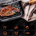 Miniatyrbild 4 av 4: TD® Mattermometer Smart Trådlös Bluetooth Mobil APP BBQ Termometer Vattentät Köttugn Grilltermometer