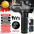 Miniatyrbillede 1 af 4: TD® kit Professionel elektrisk massagepistol varme til muskelafslapning 4 hoveder opbevaringspose