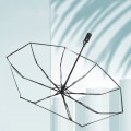 Miniatyrbillede 2 af 4: Transparent automatisk paraply TD® Diameter 98cm Design sammenklappelig Ramme af høj kvalitet