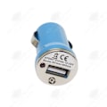 Miniatyrbillede 2 af 4: HTBE® mini biloplader med enkelt bullet port 1A og blå IC beskyttelsescharger, universel til biler og lastbiler