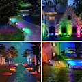 Pikkukuva 3 / 4: TD® 2 Pakkaus 10W RGB maapistorasia valo IP65 ulkotiloihin kestävä maisemavalaisin LED-puoti kestävä puutarhavalaisin