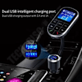 Miniatyrbillede 2 af 4: TD® BC37 Bluetooth bil mp3 transcontinental til u-disk kort Bluetooth handsfree telefon stor skærm bil afspiller