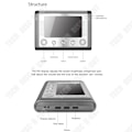 Miniatyrbild 4 av 4: TD® Visual Intercom dörrklocka 7 tums trådbunden inomhusdörrklocka Utomhusdörrklocka Maskin justerbar vinkel