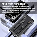 Miniatyrbillede 2 af 4: TD Ekstern batteri 20000 mAh bærbar oplader med digital LED-display og hurtig opladning på 2.1a usb c usb a med 4 output-porte