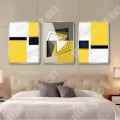 Miniatyrbild 3 av 4: TD® Nordic Geometric Poster Print Skandinavisk Canvas Målning För Vardagsrum Väggkonst Bilder Modern Heminredning Sans C Bi1