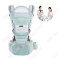 Miniatyrbillede 1 af 4: TD® Baby carrier scarf front horizontal support multifunctional cotton shoulders stool backpack four seasons universal