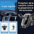 Miniatyrbillede 3 af 4: Støtte til bil - TD® - Induktionsoplader - Windshield montering - Multi-overflade - Rotérbar