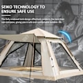 Miniatyrbild 3 av 4: TD® Utetält Dubbellagerstält med integrerade glasfiberstänger Automatisk snabböppning och vikning av p