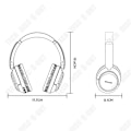 Pikkukuva 4 / 4: TD Bluetooth-kuulokkeet, joissa on Bluetooth 5.1 -teknologia, ympäröivä melunvaimennus, langattomat kuulokkeet.