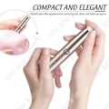 Miniatyrbillede 4 af 4: Elektrisk øjenbryns trimmer - TD® - USB - Rose Guld - Multifunktionel