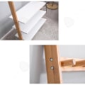 Miniatyrbillede 3 af 4: CONFO® Krogstativ Væghængt Krogstativ Multi-niveau Opbevaring Hylde Stue Soveværelse Nordisk Minimalistisk Bøjle Krogstativ