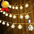 Miniatyrbillede 1 af 4: TD® LED Julelys Guirlande Sneblomst Hvid Varme Belysning Dekorative Lys til Fest Jul Nytår 2M 10LED