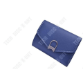 Miniatyrbillede 2 af 4: TD® Portefølje til kvinder/ Pung/ Kvalitets håndtaske Mode Clutch Håndtaske Farve Blå Læder Kompakt