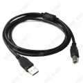 Pikkukuva 1 / 4: TD USB 2.0 Tulostinjohto 3 m Suuri Nopeus Puhtaan Kuparin Neliöportti A-B Tietokoneesta Skanneriin Johto USB Tietokoneesta Tulostimeen Johto Musta