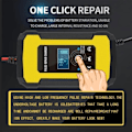 Miniatyrbillede 4 af 4: Blybatterioplader 12V bilmotorcykelreparationsbatterioplader Gul