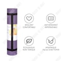 Pikkukuva 2 / 4: TD® TPE-kumimatto, liukumaton, 6mm, kehon asemointiviiva, harjoitustyyny, kuntoilumatto, tasapohjainen joogamatto