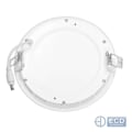Pikkukuva 3 / 4: ECD Saksa 2 x Ultrathin LED-paneeli 9W - Pyöreä Ø14.2 cm - SMD 2835 - 220-240 V - 575 Lumens - Kattovalaisin