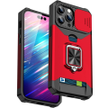 Miniatyrbillede 1 af 4: Telefonetui - TD® - iPhone 15 - Usynlig støtte - Objektivbeskyttelse - Stødabsorberende