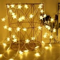 Miniatyrbillede 2 af 4: TD® Lyskæde med LED Jule Stjerner Varm Hvid Belysning Dekorative Lys til Fest Jul 6M 40LEDs Bo06543
