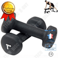 Pikkukuva 1 / 4: kuntosalipainot 2 *1kg käsivarsille urheiluun kuntosalille kuminen fitness nainen mies heksagonimuotoiset painot varusteet lihakset väri musta