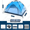 Miniatyrbillede 4 af 4: TD® Grande udendørs campingtelt 3kg automatisk telttelt med indbygget cirkulerende åndbar mesh