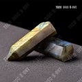 Miniatyrbild 2 av 4: TD® Labradorite Tip Skyddande ädelsten, lugnande, positiv energi, avslappning Aura Chakra dekoration 16 x 4 cm
