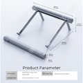 Miniatyrbild 2 av 4: TD® Laptop Stativ iPad Tablet Ställ Fällbart Lyft Metall Förlängbar Värmeavledning Bas Höjd Öka
